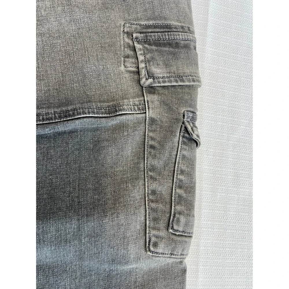 Lauren Jeans Co Ralph Lauren Womens Cargo Pants Grey‎ Utility Moto Size 6 - Picture 6 of 11